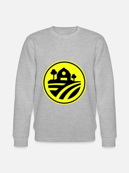Farm Ernte icon - Stanley/Stella Unisex Bio-Sweatshirt CHANGER  - Grau meliert