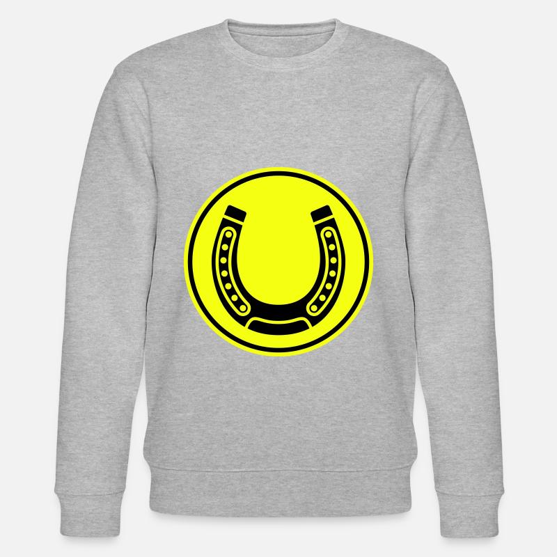 Symbole en fer à cheval - Sweat bio CHANGER Stanley/Stella Unisexe - gris chiné