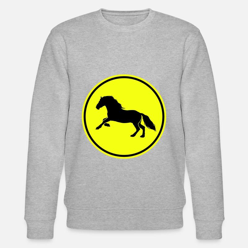 Icône Cheval Cheval - Sweat bio CHANGER Stanley/Stella Unisexe - gris chiné