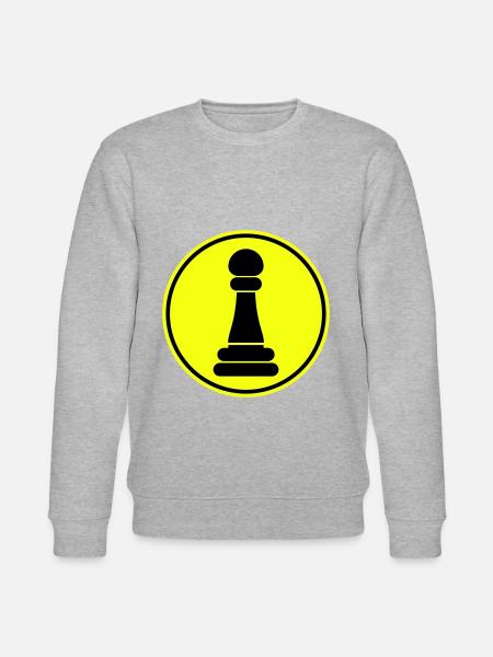 Pièce d’échecs Runner Bauer - Sweat bio CHANGER Stanley/Stella Unisexe - gris chiné