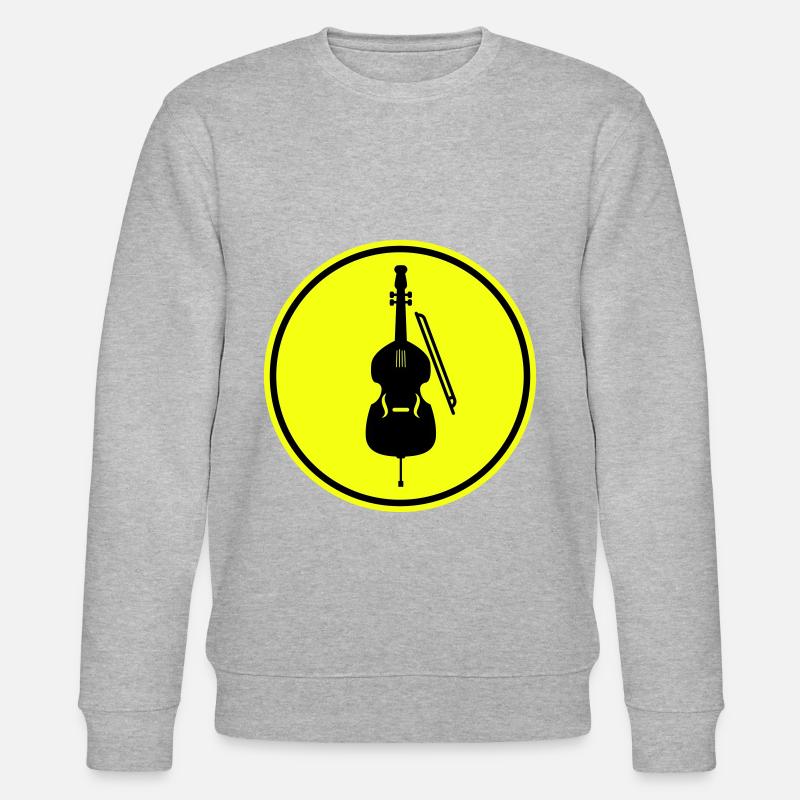 Icône de violon - Sweat bio CHANGER Stanley/Stella Unisexe - gris chiné