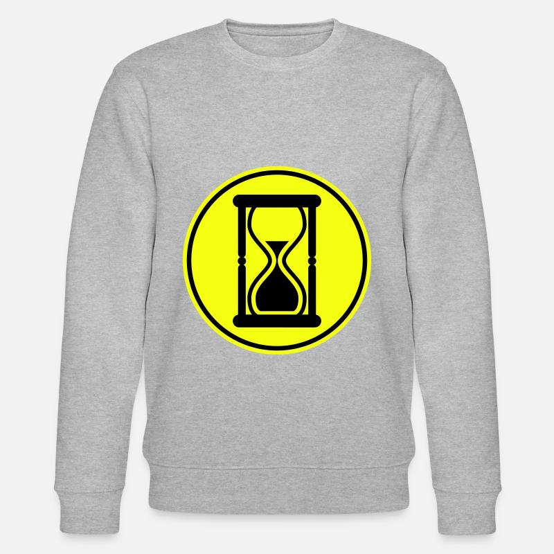 Sanduhr Symbol - Stanley/Stella Unisex Bio-Sweatshirt CHANGER  - Grau meliert
