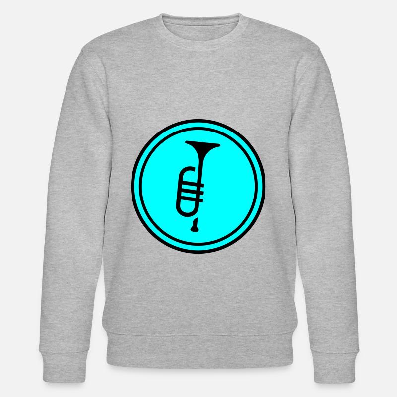 Trompete musik - Stanley/Stella Unisex Bio-Sweatshirt CHANGER  - Grau meliert