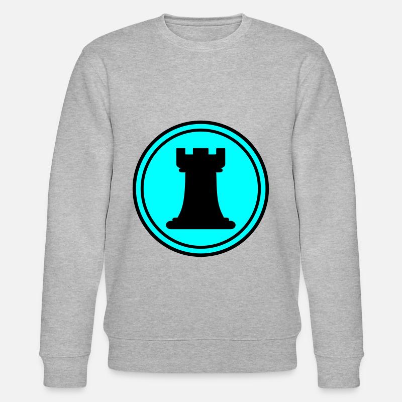 Tour de pièces d’échecs - Sweat bio CHANGER Stanley/Stella Unisexe - gris chiné