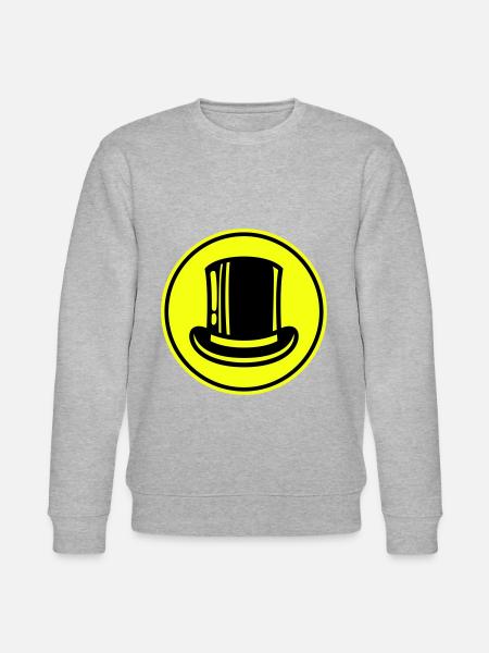 Bräutigam Zylinder - Stanley/Stella Unisex Bio-Sweatshirt CHANGER  - Grau meliert
