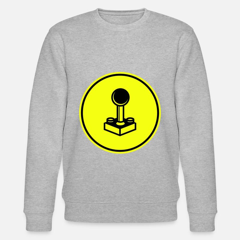 Joystick Gamer - Stanley/Stella Unisex Bio-Sweatshirt CHANGER  - Grau meliert
