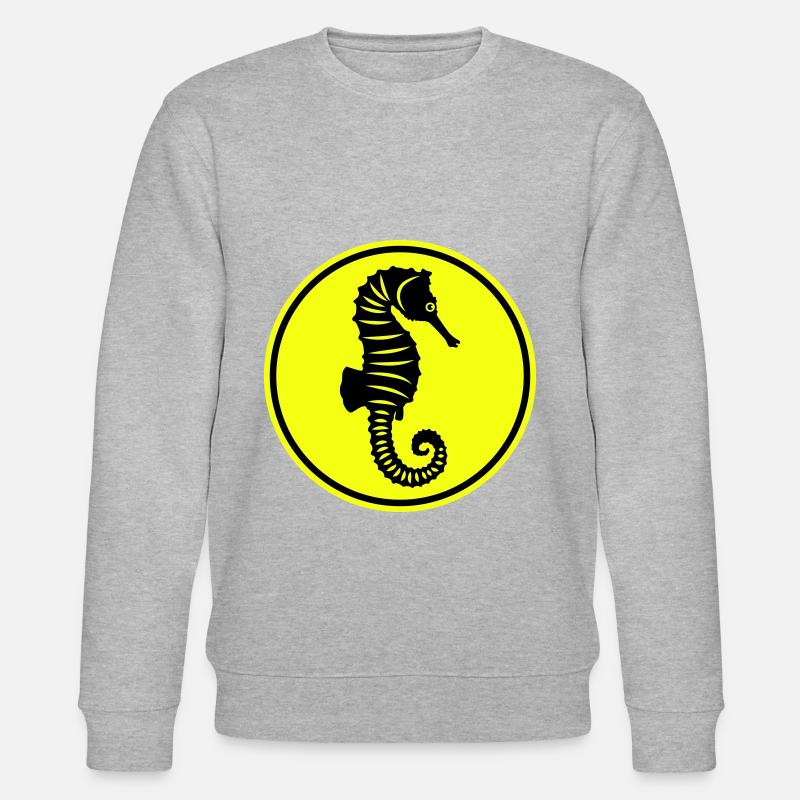 Hippocampe - Sweat bio CHANGER Stanley/Stella Unisexe - gris chiné
