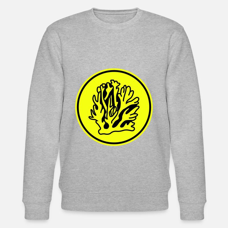 Korale ozean - Stanley/Stella Unisex Bio-Sweatshirt CHANGER  - Grau meliert
