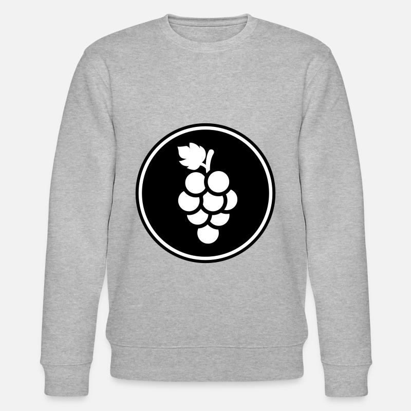 weintrauben - Stanley/Stella Unisex Bio-Sweatshirt CHANGER  - Grau meliert
