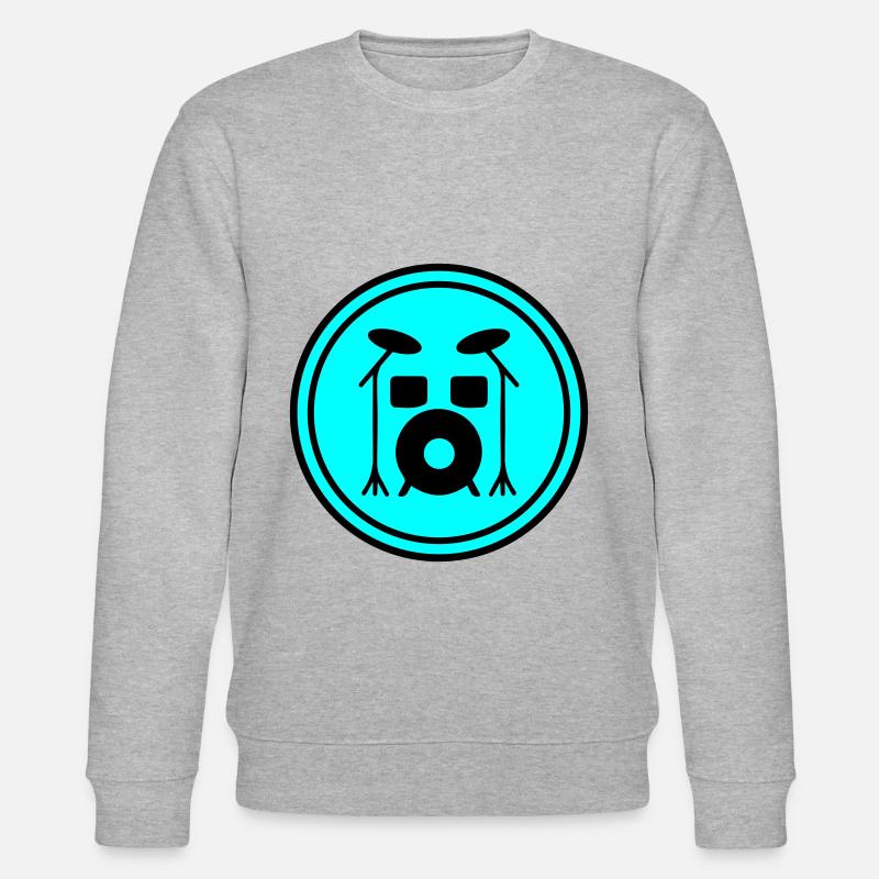 Schlagzeug - Stanley/Stella Unisex Bio-Sweatshirt CHANGER  - Grau meliert