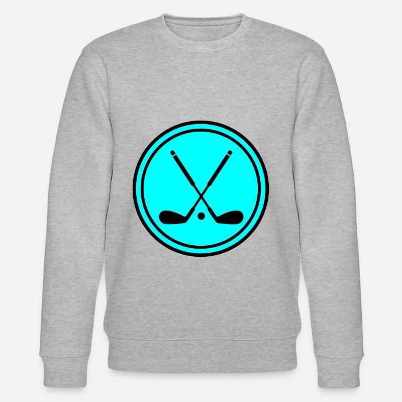 Golf symbol - Stanley/Stella Unisex Bio-Sweatshirt CHANGER  - Grau meliert