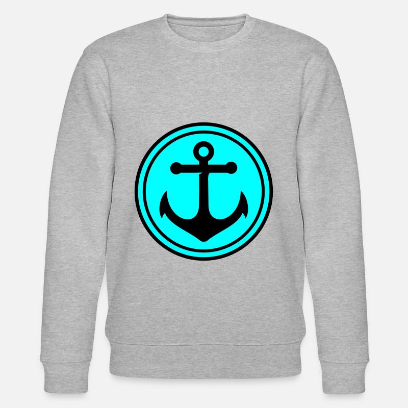 Icône d’ancre - Sweat bio CHANGER Stanley/Stella Unisexe - gris chiné
