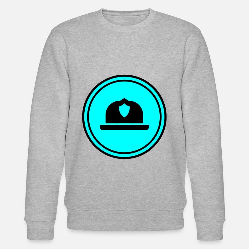 Feuerwehrhelm - Stanley/Stella Unisex Bio-Sweatshirt CHANGER  - Grau meliert