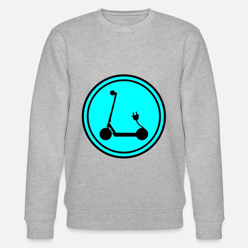 Icône E-scooter - Sweat bio CHANGER Stanley/Stella Unisexe - gris chiné