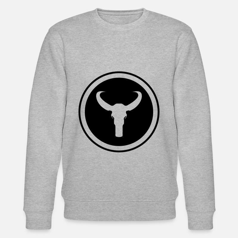 Bulle Skelett - Stanley/Stella Unisex Bio-Sweatshirt CHANGER  - Grau meliert