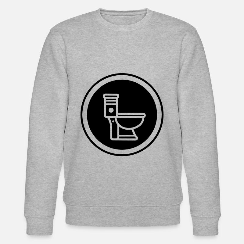 Wc Toilet - Sweat bio CHANGER Stanley/Stella Unisexe - gris chiné