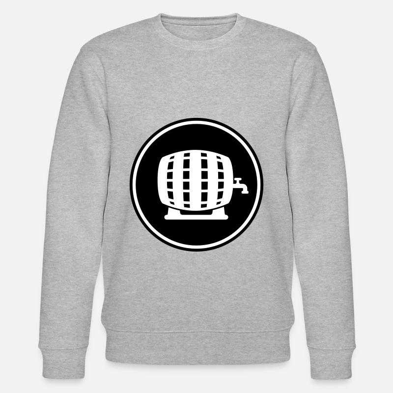 Bierfass - Stanley/Stella Unisex Bio-Sweatshirt CHANGER  - Grau meliert