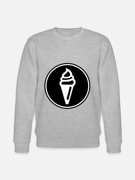 Ice Icon Icon - Stanley/Stella CHANGER Unisex Organic Sweatshirt - heather grey