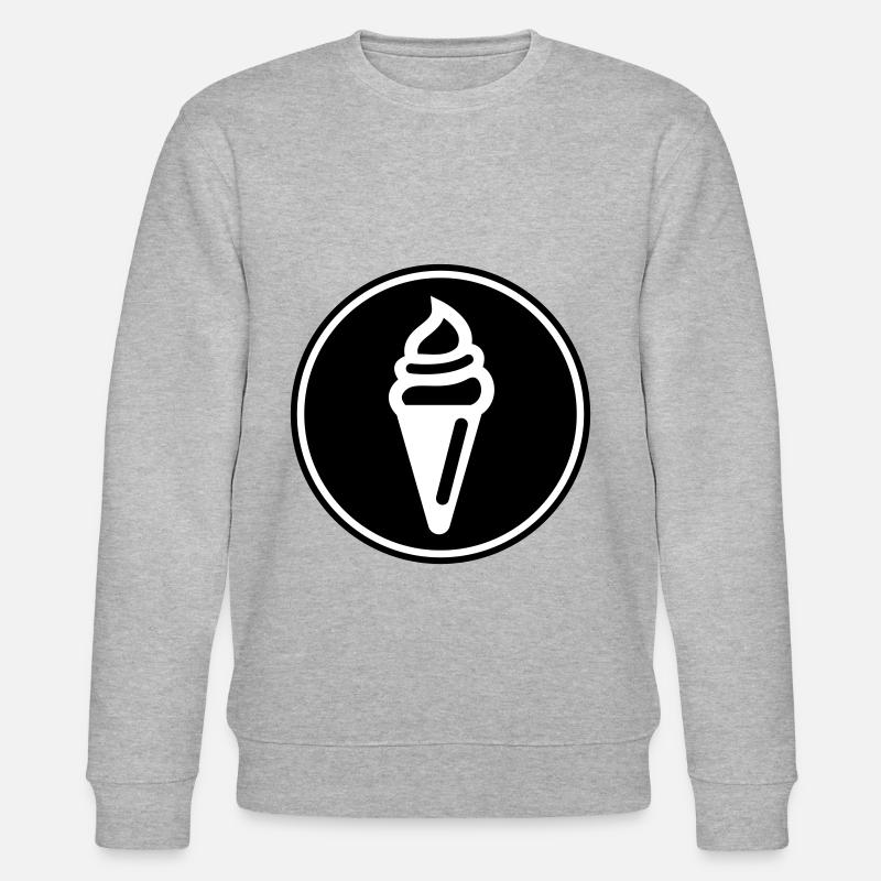 Eis Icon Symbol - Stanley/Stella Unisex Bio-Sweatshirt CHANGER  - Grau meliert