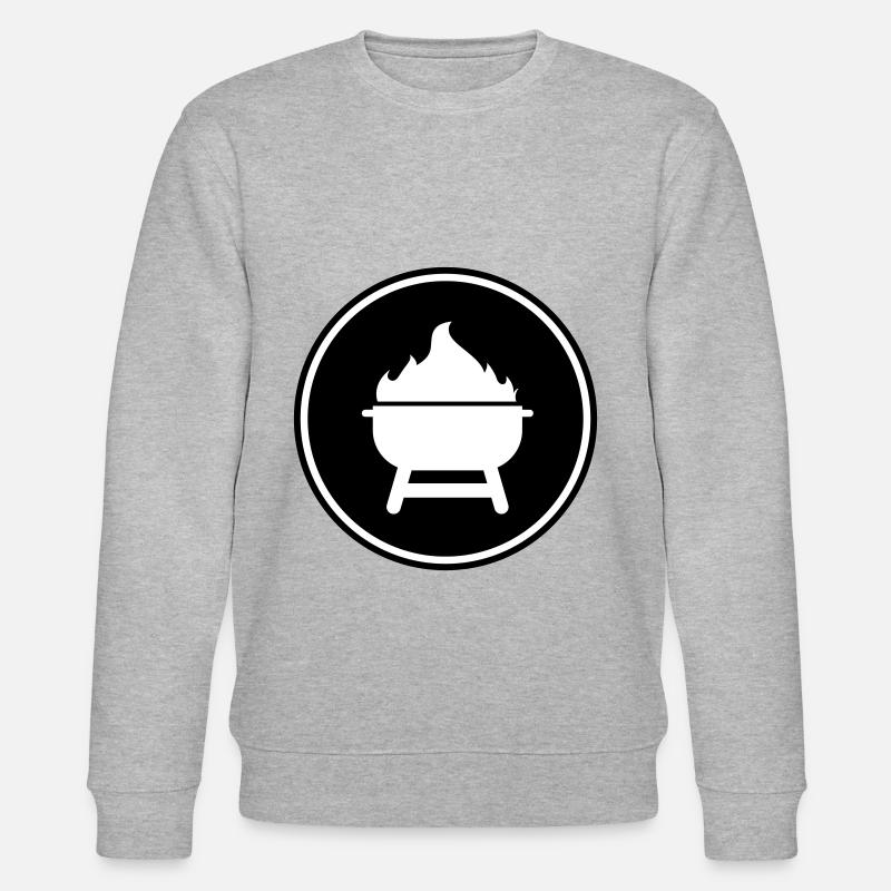 Grill Symbol - Stanley/Stella Unisex Bio-Sweatshirt CHANGER  - Grau meliert