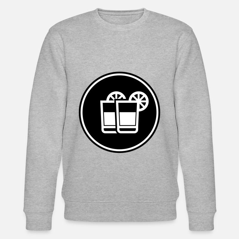 Icône de cocktail - Sweat bio CHANGER Stanley/Stella Unisexe - gris chiné