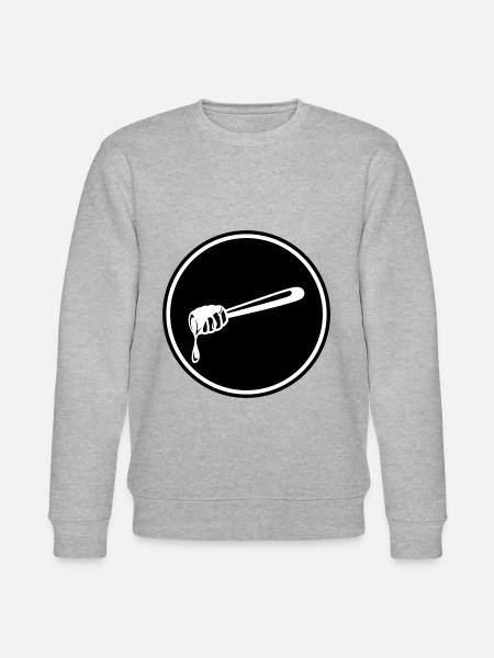 Stick chisel symbol beekeeper - Stanley/Stella CHANGER Unisex Organic Sweatshirt - heather grey
