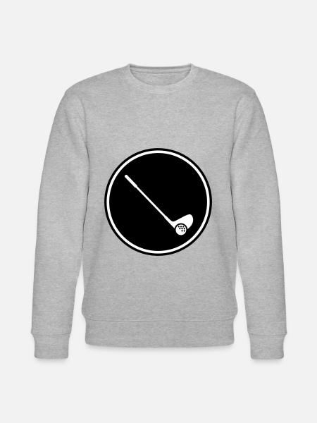 Golf symbol - Stanley/Stella CHANGER Unisex Organic Sweatshirt - heather grey