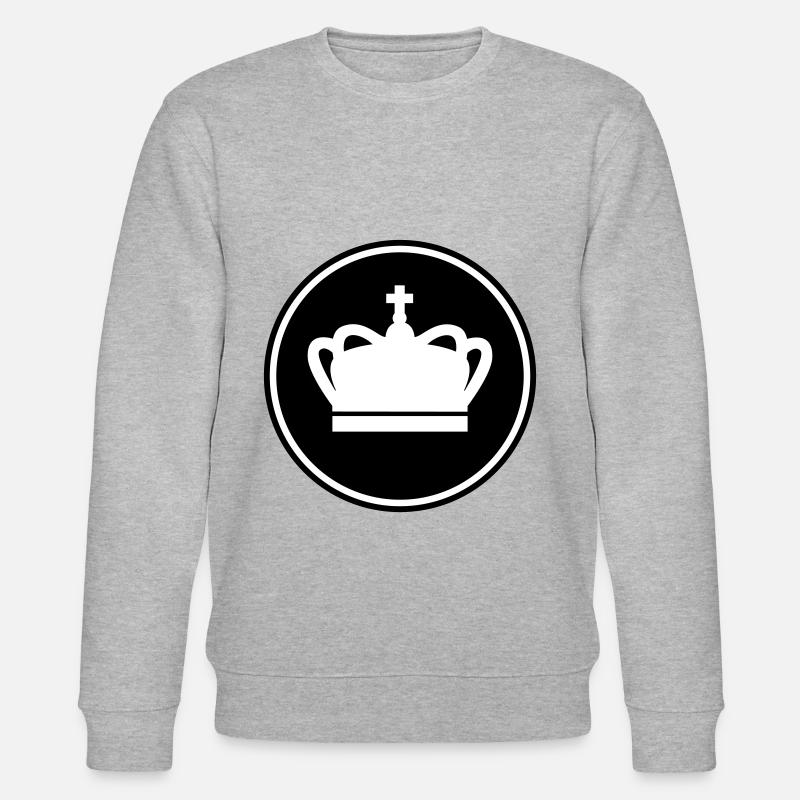 Krone - Stanley/Stella Unisex Bio-Sweatshirt CHANGER  - Grau meliert