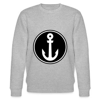 Anker Seemann - Stanley/Stella Unisex Bio-Sweatshirt CHANGER  - Grau meliert - Vorne - Nik (191cm) & Marisol (170cm)