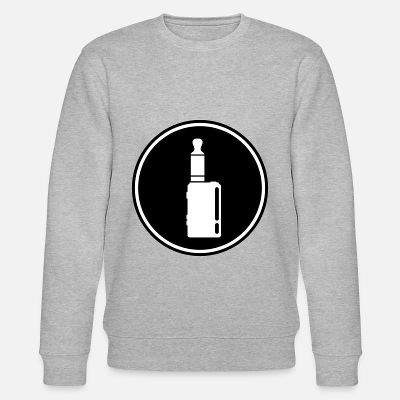 Silhouette de cigarette électronique - Sweat bio CHANGER Stanley/Stella Unisexe - gris chiné
