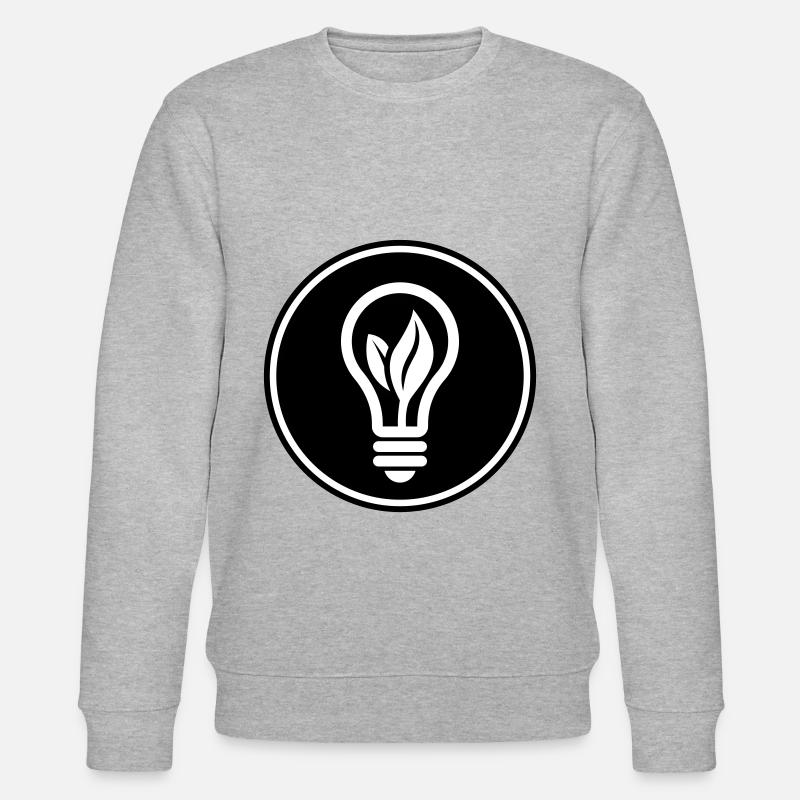 Icône d’ampoule - Sweat bio CHANGER Stanley/Stella Unisexe - gris chiné