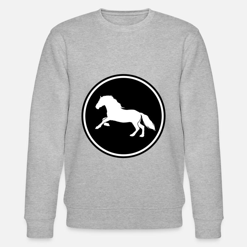 Icône Cheval - Sweat bio CHANGER Stanley/Stella Unisexe - gris chiné