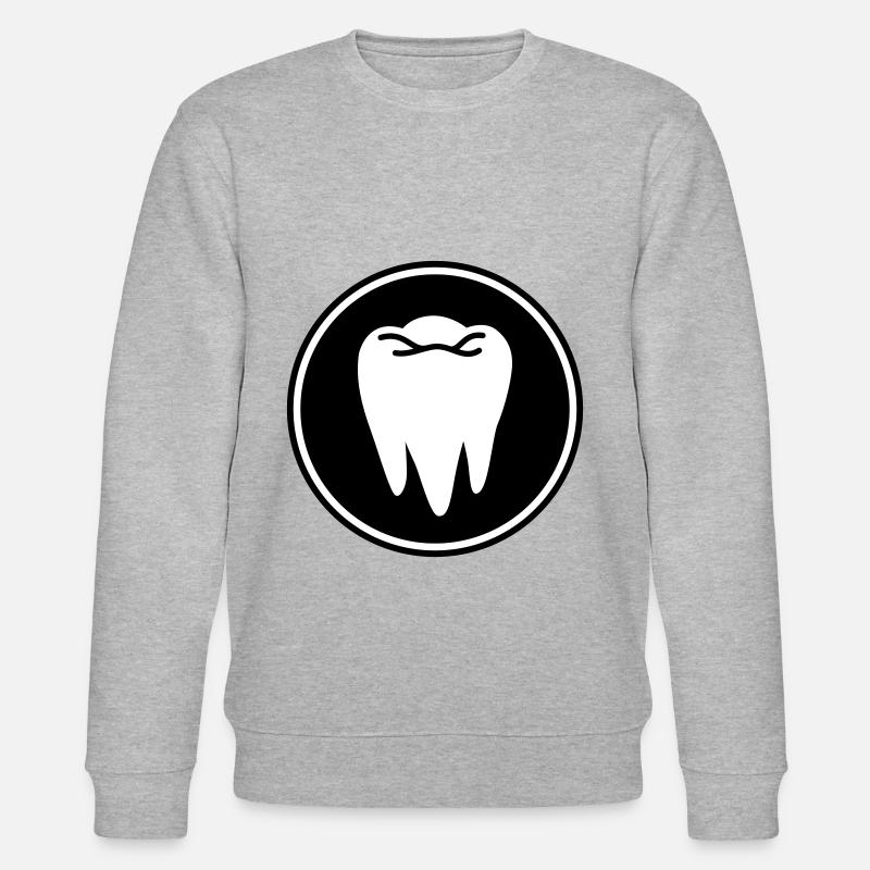 Icône de dent - Sweat bio CHANGER Stanley/Stella Unisexe - gris chiné