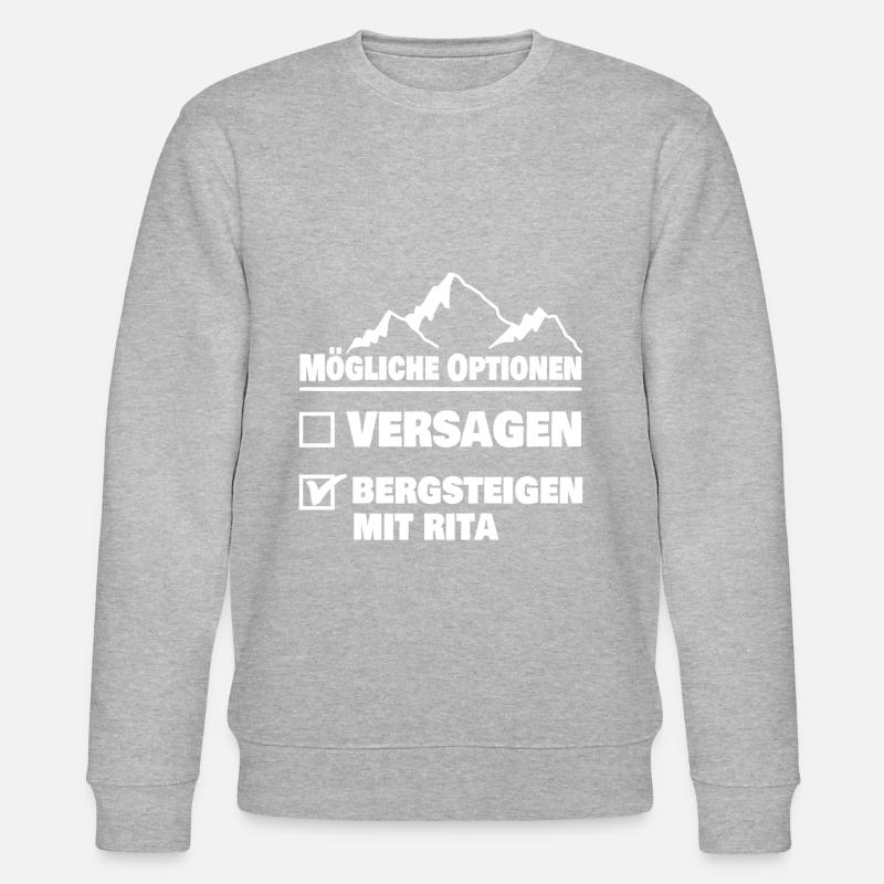 rita rita - Stanley/Stella Unisex Bio-Sweatshirt CHANGER  - Grau meliert