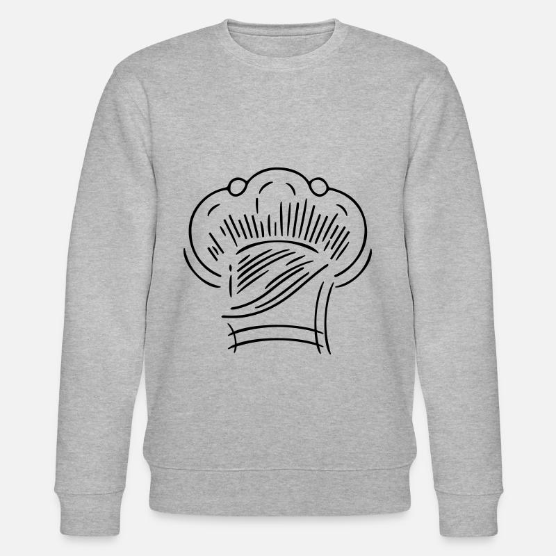 Chef's Hat Chef - Stanley/Stella CHANGER Unisex Organic Sweatshirt - heather grey