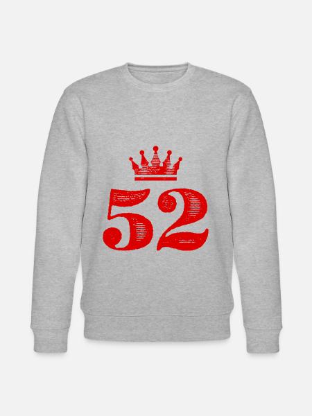 52 Couronne numérique - Sweat bio CHANGER Stanley/Stella Unisexe - gris chiné