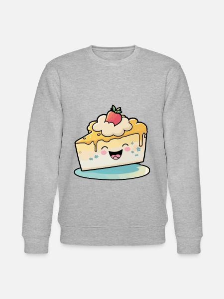 Cheesecake Comic - Stanley/Stella Unisex Bio-Sweatshirt CHANGER - Grau meliert