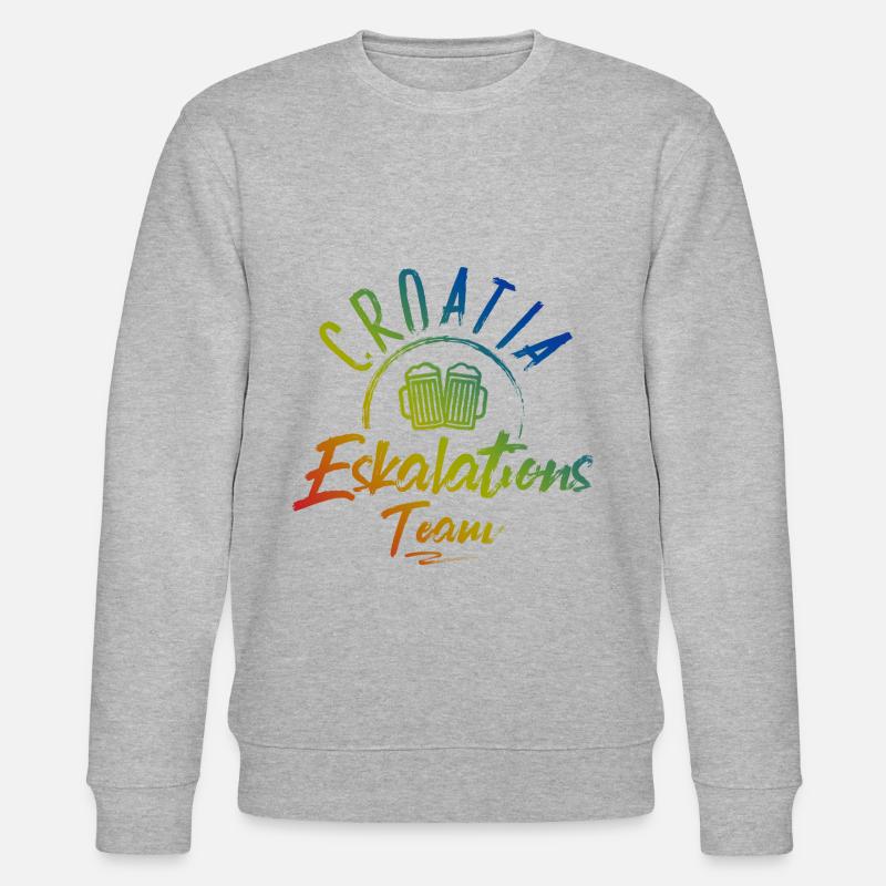 Escalade en Croatie - Sweat bio CHANGER Stanley/Stella Unisexe - gris chiné