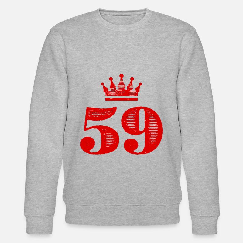 59 Couronne numérique - Sweat bio CHANGER Stanley/Stella Unisexe - gris chiné