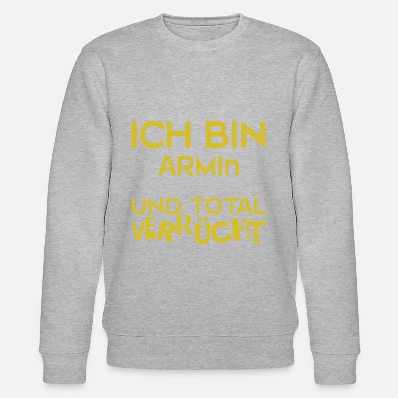 Armin Armin - Stanley/Stella Unisex Bio-Sweatshirt CHANGER  - Grau meliert