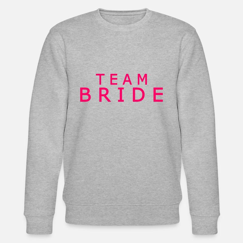 Team bride - Stanley/Stella Unisex Bio-Sweatshirt CHANGER  - Grau meliert
