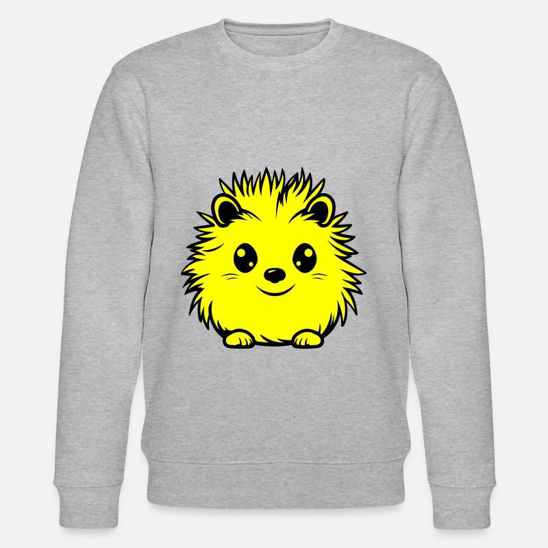 Igel Tier Baby - Stanley/Stella Unisex Bio-Sweatshirt CHANGER  - Grau meliert
