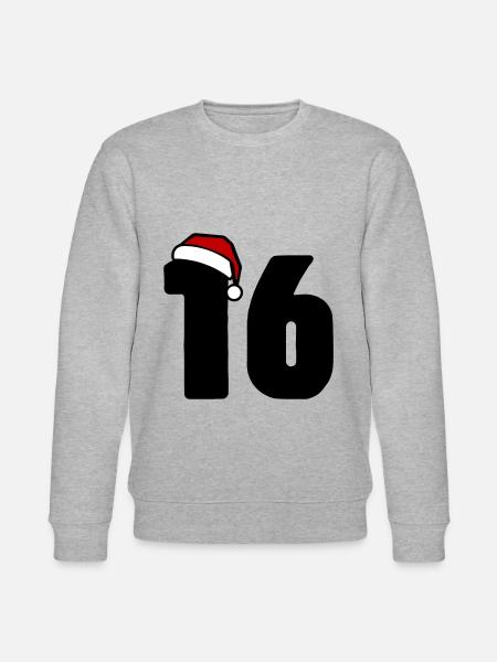 16 Numéro Noël - Sweat bio CHANGER Stanley/Stella Unisexe - gris chiné