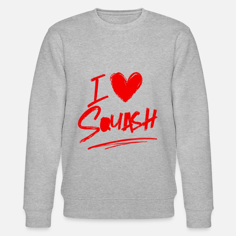 J’adore le squash - Sweat bio CHANGER Stanley/Stella Unisexe - gris chiné