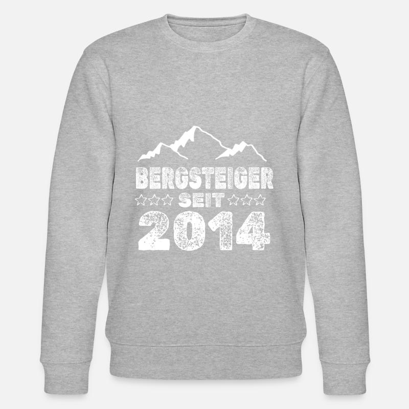 geboren 2014 - Stanley/Stella Unisex Bio-Sweatshirt CHANGER  - Grau meliert
