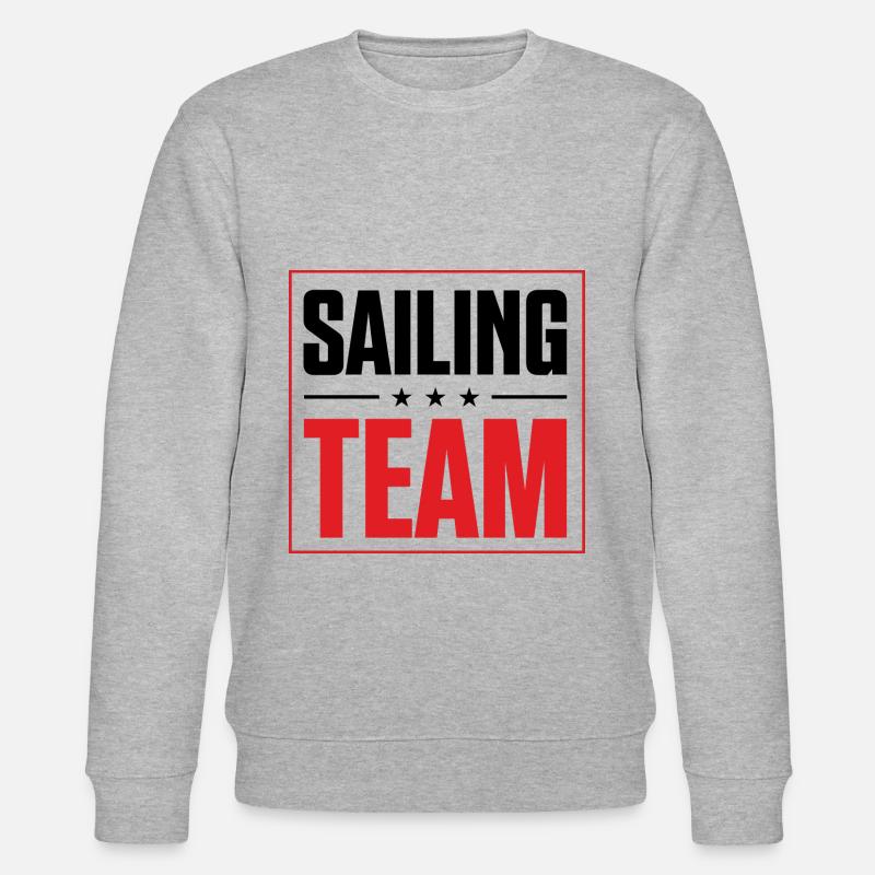 Sailing Team - Stanley/Stella Unisex Bio-Sweatshirt CHANGER  - Grau meliert