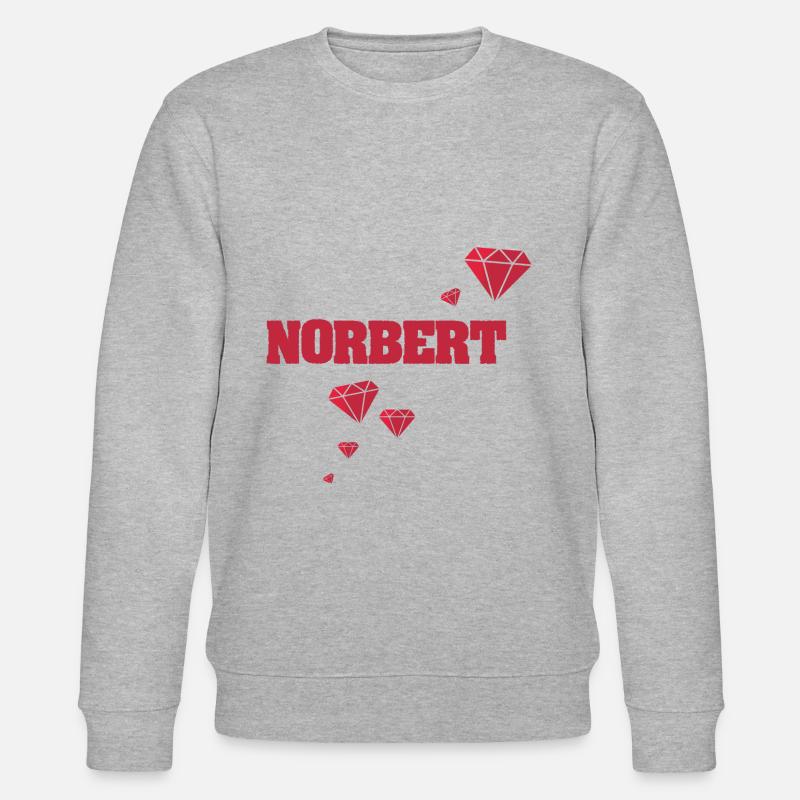 Geschenkidee Norbert - Stanley/Stella Unisex Bio-Sweatshirt CHANGER  - Grau meliert