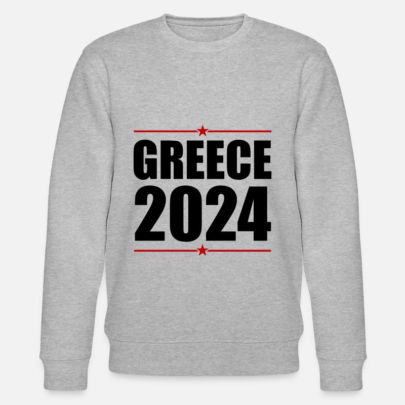 Grèce 2024 - Sweat bio CHANGER Stanley/Stella Unisexe - gris chiné