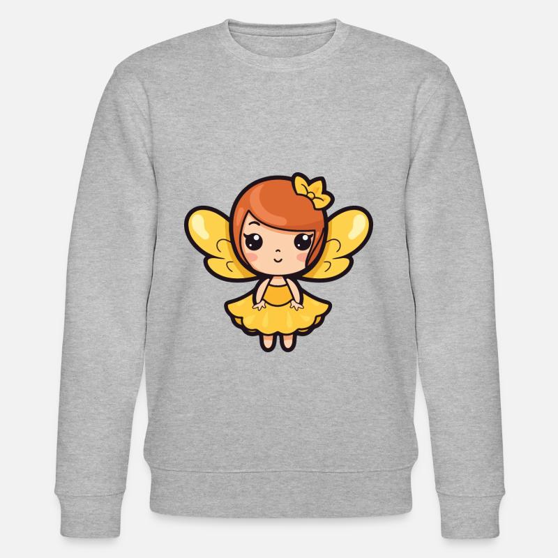 Fée Kawaii Mignon - Sweat bio CHANGER Stanley/Stella Unisexe - gris chiné