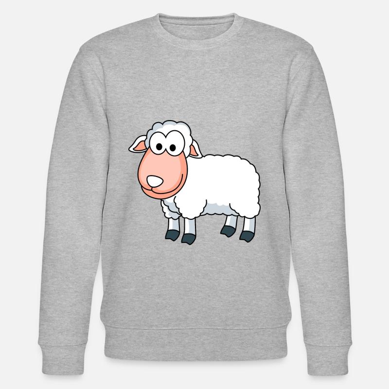 Mouton Comic Animal - Sweat bio CHANGER Stanley/Stella Unisexe - gris chiné